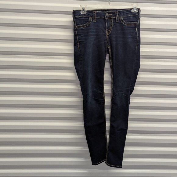 Silver Jeans Size 28 x 31 Suki Mid Super Skinny Jeans - Picture 1 of 9